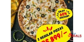 Day Night Pizza! Enjoy 60% Discount On Deal 6 For Rs.899/- 