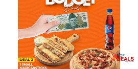 Pizza One Budget Deal 3 For Rs.499/- 