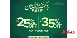 Yaum e Difa Sale By MTJ Brand Get FLAT 25% & 35% OFF 