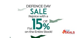 WalkEaze Defence Day Sale FLAT 15% off on Entire Stock 