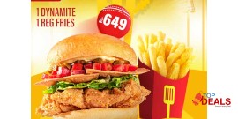 Burger Lab Offering Cricket Combo 1 For Rs.649/- 