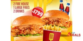 Burger Lab Offering Cricket Combo 2 For Rs.1799/- 
