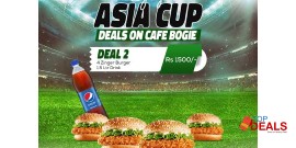 Cafe Bogie Asia Cup Deal 2 For Rs.1500/- 