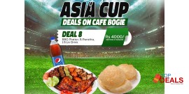 Cafe Bogie Asia Cup Deal 8 For Rs.4000/- 