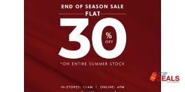 Batik End Of Season Sale FLAT 30% off on Entire Summer Collection 