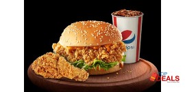 KFC Krunch Chicken Combo For Rs.530/- 