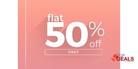 Nishat Linen FLAT 50% off on Pret 