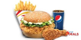 Salto Mega Burger Deal For Rs.699/- 