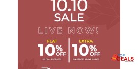 Saeed Ghani 10.10 Sale FLAT 10% OFF on all products 