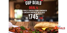 Sizzlerz Cafe & Grill World Cup Deal 4 For Rs.1745/- +Tax 