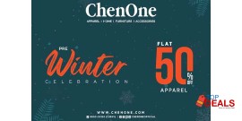 ChenOne Pre Winter Sale FLAT 50% OFF on Apparel 